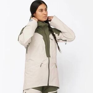 Women's Salomon Qst Gore-Tex Pro Jacket Deep Black/Charl